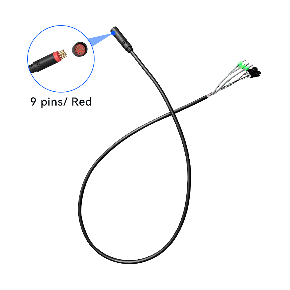 9 pins red port motor wire new version