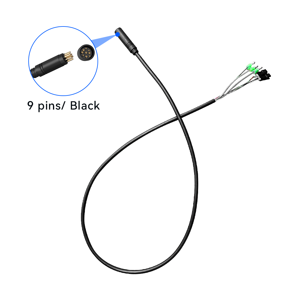 9 pins black port motor wire original version