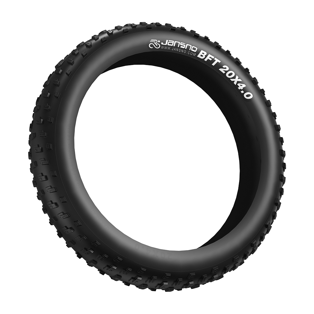 jansno x70 electric bicycle black outer tube 20x4.0