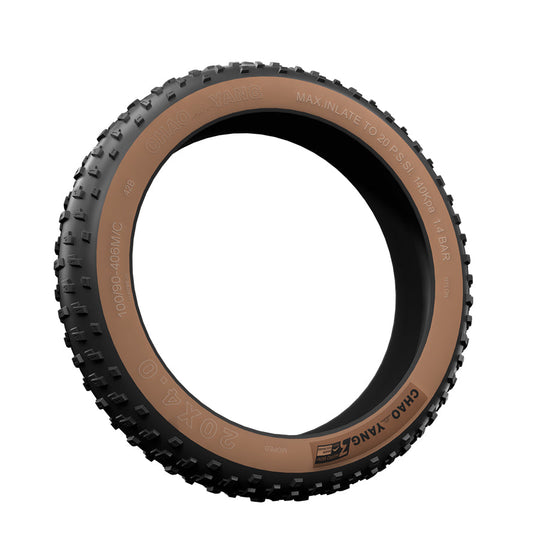 jansno x70 electric bicycle brown outer tube 20x4.0